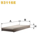 Wix Filters Filtru, Aer Habitaclu 93116E Erf Ecm Man E2000/F2000/F90/F90 Unterflur/L2000/M90