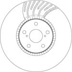 TRW Disc Frana Df4856S Lexus Gs/Is Ii/Is Iii/Rc (DF4856S)