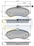 COMLINE Set Placute Frana, Frana Disc Cbp11621 Citroën Jumpy Ii Fiat Scudo Peugeot Expert