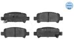 MEYLE Set Placute Frana, Frana Disc Puntea Spate 0252357214/W Subaru Forester/Impreza