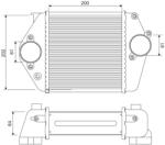VALEO Intercooler, Compresor 818380 Mazda 6/Mpv Ii
