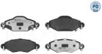 MEYLE Set Placute Frana, Frana Disc Punte Fata 0252334017/Pd Toyota Yaris/Yaris Verso (0252334017/PD)