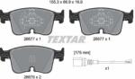 TEXTAR Set placute frana TEXTAR 2667702 (2667702)