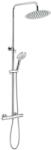 FERRO Titania Pure - Set de duș cu termostat, diametru 25 cm, crom SET032/TER, 0 (SET032/TER,0)