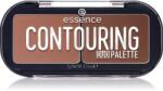 essence CONTOURING DUO PALETTE Púderes highlight és kontúr paletta árnyalat 20 Darker Skin 7 g