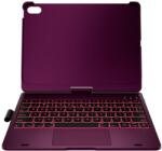 SmartDiszkont iPad 11" (A16) 2025 / iPad 10.9" 2022 tok Flexbook Touch Typecase billentyűzettel málnaszín