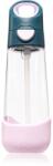 b.box Bottle with Straw kulacs szívószállal Indigo Rose 600 ml