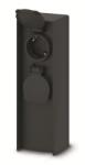 Brilagi - Kültéri dugaljas oszlop 2× SCHUKO 230 V IP44, fekete PG04G-OEM (BG3208)