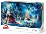 Art Puzzle Пъзел Art Puzzle от 260 части - Дядо Коледа и северното сияние (40267)