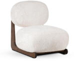  Baobab Luxus Fotel Teddy Fehér Wenge Lábakkal (ATE-BAOBARSTGR1XXXP)