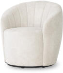 Atreve Bianco Kagyló Fotel Szövet Krémfehér Kényelmes (ATE-BIANARSTGR1XXXP)