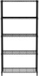 Hendi Tárolóállvány 5 polccal, HENDI, Fekete, 910x455x(H)1830mm (812990)