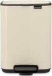 Brabantia 237829 Bo Pedal Bin Pedálos Hulladékgyűjtő, 4 L Acél, Világos Bézs