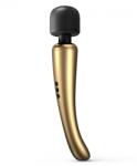 Dorcel Vibrator Masaj Megawand, 20 Moduri Vibratii, 8 Viteze, Silicon, USB, Auriu/Negru, 29.5 cm Vibrator