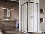 RAVAK Supernova cabină de duș 90x90 cm pătrat negru mat/sticlă transparentă 14V703O2Z1S (14V703O2Z1S)