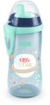 Nuk Чаша с твърд накрайник NUK - Kiddy Cup, 300 ml, 12+ месеца, Glow in the Dark, Синя (10255541-Син)