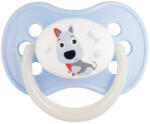 Canpol babies Силиконова залъгалка Canpol - Animals, 18 месеца, синя (22/597c)