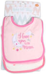 Cangaroo Лигавници Cangaroo - Tibby, 3 броя, Розови (106854) - kindermarket
