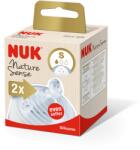 Nuk Силиконови биберони NUK - Nature Sense, Softer, размер S, 2 броя (old- 10709304)