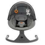 KinderKraft Електрическа люлка и шезлонг Kinderkraft - Lumi 2, Dark grey (KBLUMI02DGR0000)
