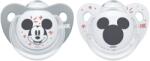 Nuk Силиконови залъгалки NUK - Mickey, 0-6 месеца, 2 броя (10730041-Момче)
