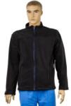 Vetro Design Jacheta Medicala Polar Fleece Joe, Unisex, Tip Tunica, Maneca Lunga, Fermoar, 2 Buzunare, Neagra, XL (VTR-2032-T152-XL)