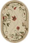 Delta Carpet Covor Oval, 100 x 200 cm, Crem, Lotos Model Floral 587-116 (LOTUS-587-116-O-12) Covor