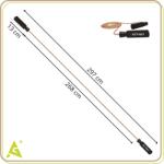 SPRINGOS ActiGet Ugrókötél - Fekete, barna (ACT0049)