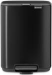 Brabantia 237805 Bo Pedal Bin Pedálos Hulladékgyűjtő, 4 L Acél, Matt Fekete