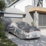 vidaXL szürke és ezüstszínű teljes autóhuzat szedánhoz jégeső ellen S (4008943)