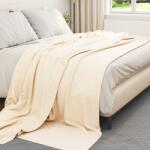 vidaXL Takarók 24 pcs Krém 270 x 240 cm Gyapjú (42017116)