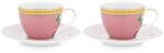 Pip Studio set de cești și farfurioare La Majorelle 120 ml 2-pack 99KK-KBU38L_MLC (51.004.107)