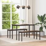 vidaXL pad Füstös tölgy 110 x 35 x 45 cm Faanyag (892598)