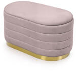 AKORD Furniture Factory AKORD BELLA Tárolós Puff Bársony Púderrózsaszín Modern Glamour (AKO-PUBELLA-DP)