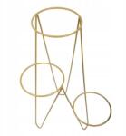 HowHomely Virágtartó Állvány Fém 3 Virágcserép (10-1550-zloty)