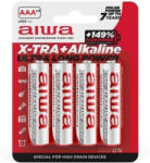 Aiwa - prémium X-TRA AAA alkáli elem csomag (4 db)