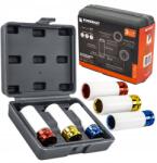 Powermat Ütvefúró Dugókulcs Készlet Könnyűfém Felnikhez 17/19/21 MM Színes 3 Db (PM1378)