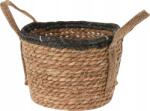 H&L Rona tengerifű kosár (28x28x28cm) közepes, kerek, fülekkel, natúr/ (A911-0M-00)