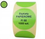  fi 50 kerek zöld öntapadós címkék 1000 (epapk-ziel-fi50-1000-40-akr)