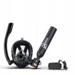 OceanX Teljes arc maszk szett 0, 5L-es mini búvárpalackból OceanX táskával (Zestaw z Butla do nurkowania 0,5L z Maską)