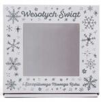 TipTopHome Ablakos Doboz Fehér Ajándék 150x140x55mm Karácsony Hófehérke