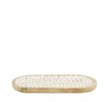 Dijk Dekorációs Tálca mangófából 38 cm (10435)