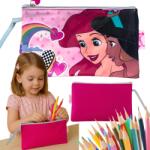 Hopki Tolltartó Tasak Disney Hercegnő Kozmetikai Táska Ariel Jázmin 24/15 CM (WD14996)