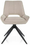  Tello Bjorn Forgó Étkezőszék Világos Bézs Szövet Fekete Fém Vázzal (SIG-TELLOBJCJBE)