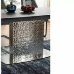  Moncler Verde Alpi Bővíthető Kerámia Étkezőasztal Tengerkék Üveglappal (SIG-MONCLERTC160)