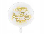Party Deco Fólia lufi kerek Happy Birthday To You 45cm