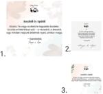 Baby Panda 3. Ajándékkártya - Anyától és Apától