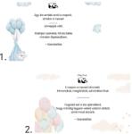 Baby Panda 1. Ajándékkártya - Keresztelőre