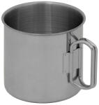 Fox Outdoor Products Cană din oțel inoxidabil FOX cu mânere pliabile 450 ml