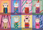 Yazz Puzzle Maneki Kokeshi 1000 piese Puzzle